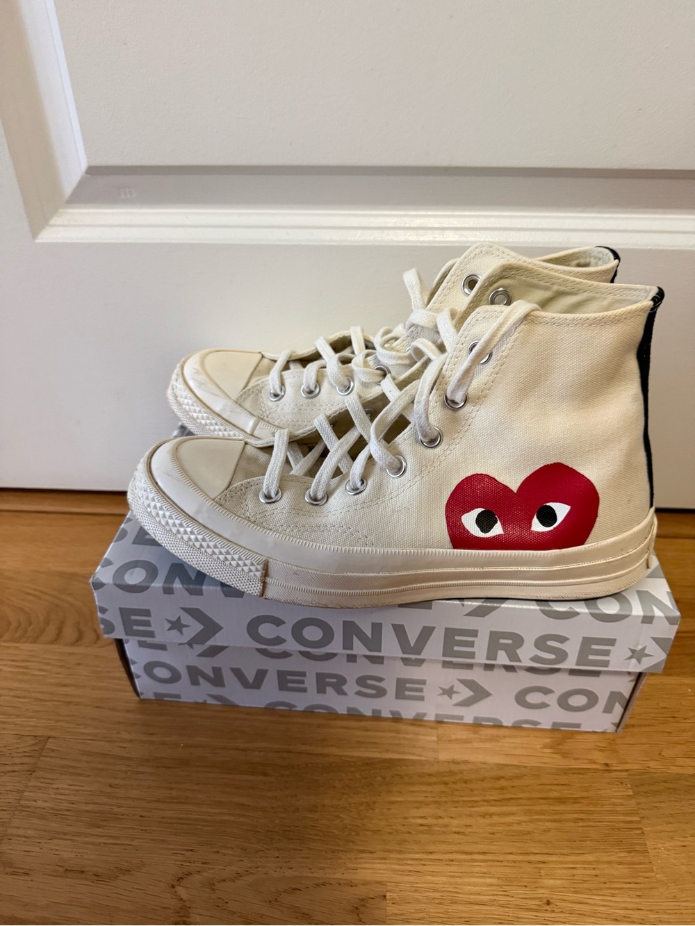 Comme des Garçons PLAY x Converse High-Top Sneakers